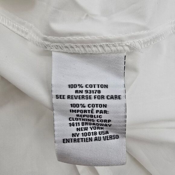 Jason Wu Embellished White Boxy Short Sleeve Button Down Shirt Size XS NWT - Picture 7 of 7